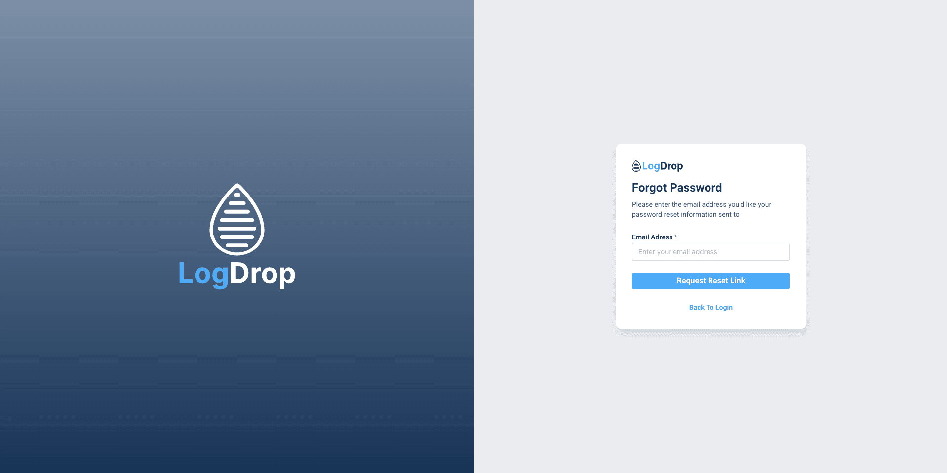 LogDrop Panel - Forgot Password